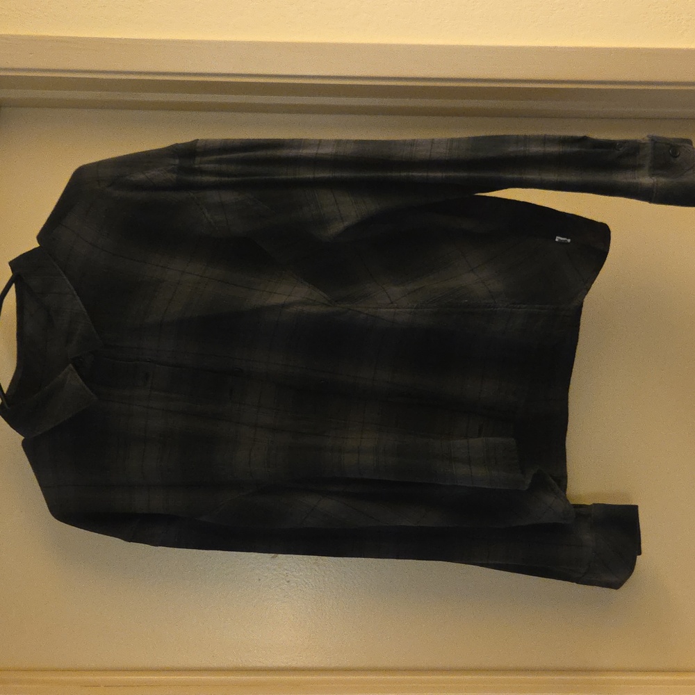 Vans Black Button Down Shirt